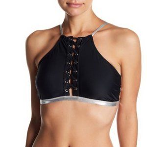 Lace-Up Halter 2-Piece Bikini Set